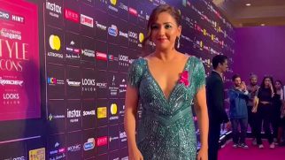 Neeti Mohan shimmers in this blue gown