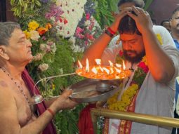 Om Raut visits Karmanghat Hanuman Temple on the occasion of Hanuman Jayanti to seek blessings for Adipurush