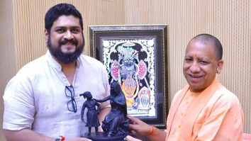 Adipurush director Om Raut meets UP Chief Minister; gifts statue of iconic ruler Chhatrapati Shivaji Maharaj