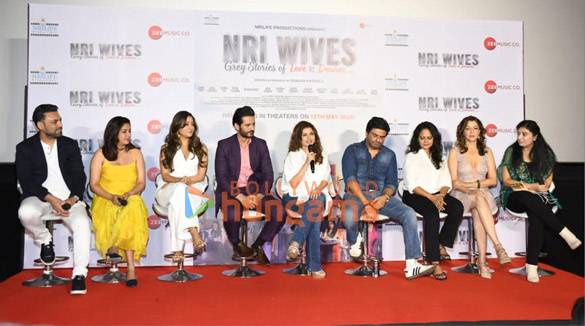 photos cast of nri wives snapped promoting the film 9