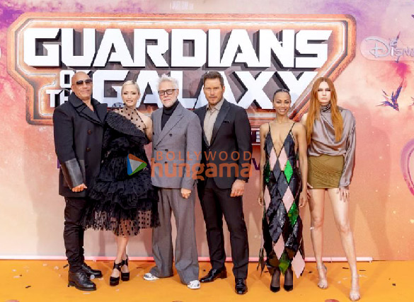 photos guardians of the galaxy vol 3 stars chris pratt zoe saldana vin diesel others attend european gala event at marvel avengers campus in disneyland paris 1