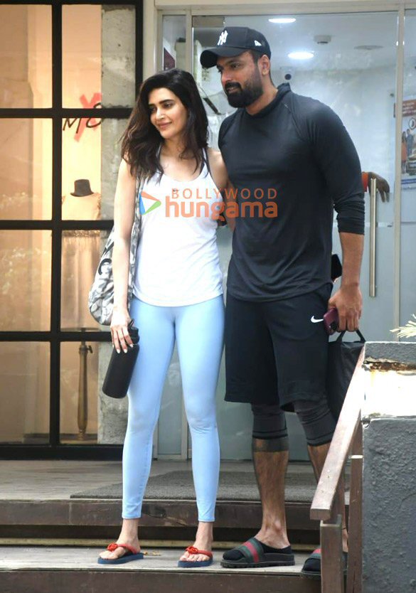 Photos: Karishma Tanna and Varun Bangera spotted at the gym