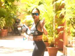 Photos: Malaika Arora spotted outside Diva Yoga in Bandra