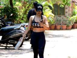 Photos: Malaika Arora spotted outside Diva Yoga in Bandra