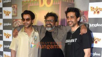 Photos: Rajkummar Rao, Gulshan Deviah and team Badhaai Do celebrates its multiple wins at Filmfare Awards 2023