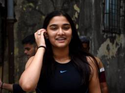 Photos: Saiee Manjrekar snapped in Juhu