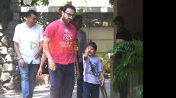 Photos: Saif Ali Khan and Taimur Ali Khan spotted in Bandra