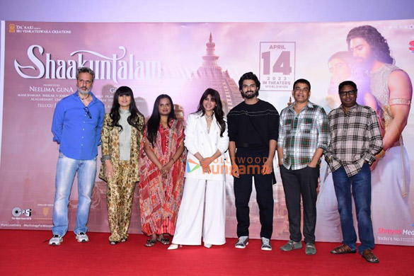 photos samantha ruth prabhu dev mohan and others snapped at the press conference of shaakuntalam in mumbai 1