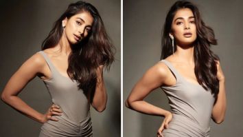 Pooja Hegde looks alluring in a grey ruched dress for Kisi Ka Bhai Kisi Ka Jaan promotions