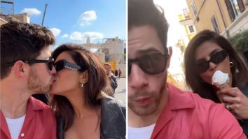 Priyanka Chopra and Nick Jonas share a kiss, enjoy eating ice-cream while strolling in Rome amid Citadel promotions, see video