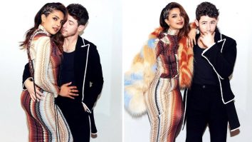 Priyanka Chopra in colourful geometric design dress sets the mood for week right along with husband Nick Jonas