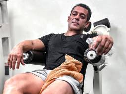 Salman Khan flaunts his enormous quads from his workout session; says, “Love hating legs day. Halat kharaab”