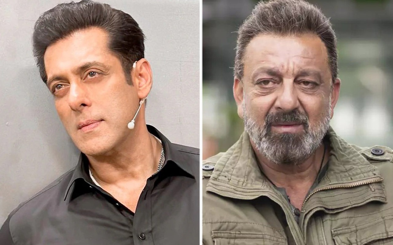 Salman Khan enacts how Sanjay Dutt tried to convince him for marriage on a show : Bollywood News