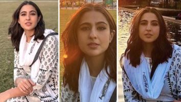 Sara Ali Khan flaunts her love for salwar suits; dons a black and white patterned salwar kameez in Delhi