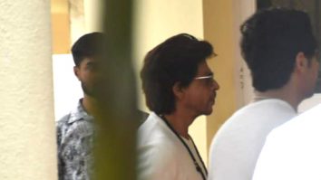 Shah Rukh Khan & son Aryan Khan reach YRF to pay respects to Pamela Chopra