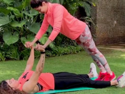 Shamita Shetty’s nails partner push ups with her fitness coach