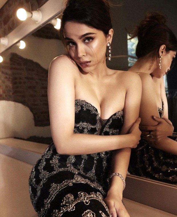 Sharvari Wagh looks like a million bucks in black embellished mermaid gown in Shantanu & Nikhil bridal haute couture