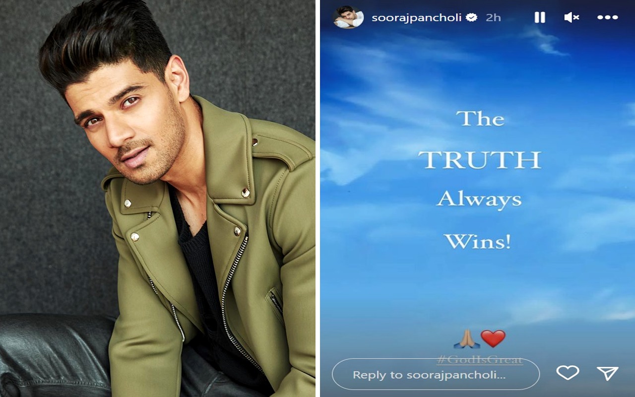 Sooraj Pancholi reacts on Instagram following acquittal in Jiah Khan Suicide Case; says, “The Truth always wins!”