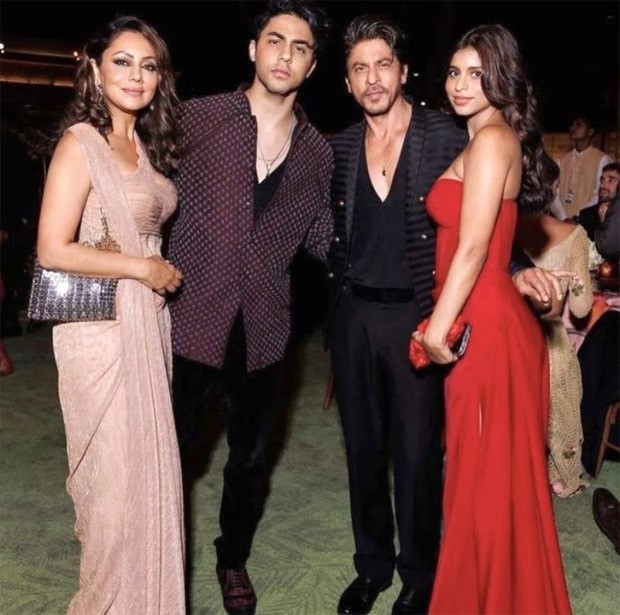 Suhana Khan chose an impeccable red corset gown and sheer sequined ...