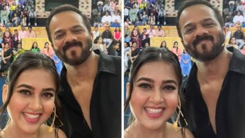 Tejasswi Prakash starts promotions for Rohit Shetty’s maiden Marathi venture School College Ani Life; shares adorable pictures featuring the producer