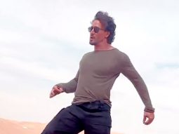 Tiger Shroff has a fun time dancing in the desserts!