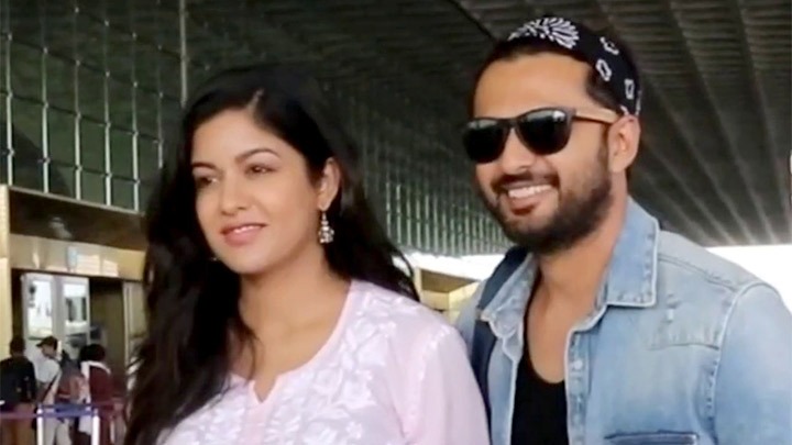 Vatsal Sheth & Ishita Dutta get papped the airport - Bollywood Hungama