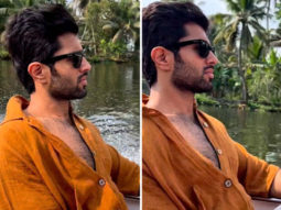 Vijay Deverakonda rides a boat to work in Kerala, watch video