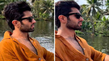 Vijay Deverakonda rides a boat to work in Kerala, watch video