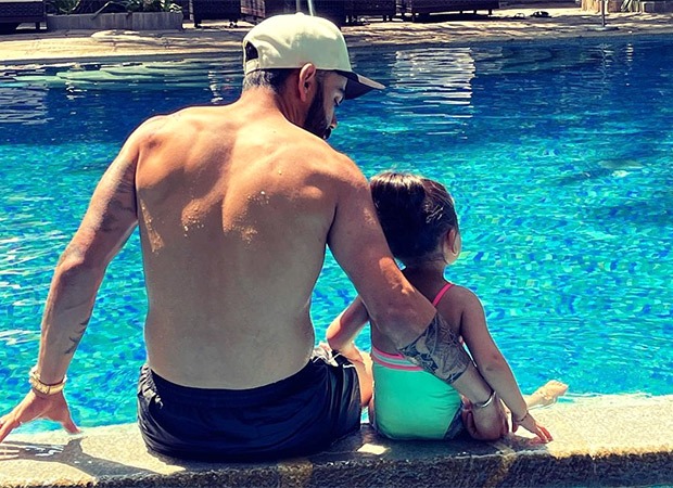 Virat Kohli and daughter Vamika beat scorching summer heat in pool; see picture