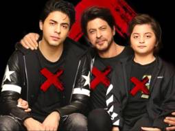 Shah Rukh Khan and his boys Aryan and AbRam Khan strike an adorable pose in viral photo; leaves fans gushing over them