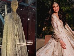 After Sonam Kapoor Ahuja’s wedding lehenga, Athiya Shetty’s Haldi lehenga gets displayed at NMACC