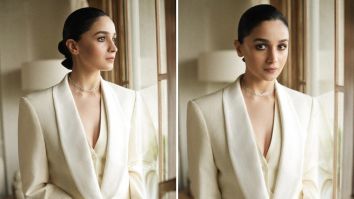 Alia Bhatt brings a refreshing twist to power dressing in a crisp pantsuit