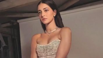 Ananya Panday slays in a diamond embedded outfit