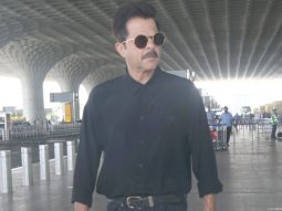 Anil Kapoor rocks an all black look at the airport