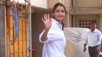 Anushka Sharma gets clicked in an oversized white shirt