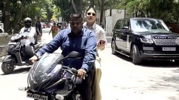 Anushka Sharma opts for a bike ride to reach on time for her shoot