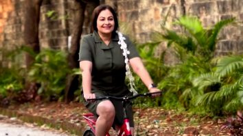 Ayesha Jhulka enjoys early morning cycling