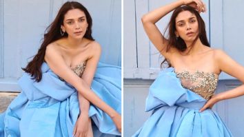 Cannes 2023: Aditi Rao Hydari spellbinds in the most fashionable way in a blue strapless gown