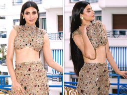 Cannes 2023: Diana Penty exudes elegance in Falguni & Shane Peacock-created elegant crop top and embellished fitted skirt