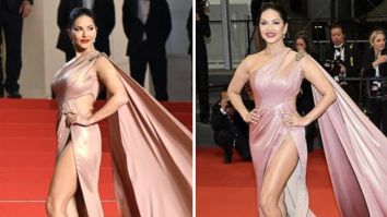 Cannes 2023: Sunny Leone cranks up the heat on the Croisette in a gorgeous pink cut-out gown as she attends the Kennedy premiere