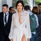 Esha Gupta shares she was “nervous” while walking in her high-slit gown at Cannes 2023 red carpet; says, “My stomach was upset”