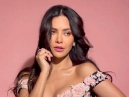 Esha Gupta looks breathtakingly gorgeous in black floral gown