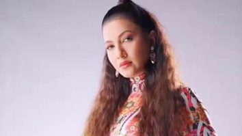 Gauahar Khan flaunts her baby bump in style sporting a beautiful gown