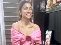 Shriya Saran’s munchkins helping her out with costume trials is so cute