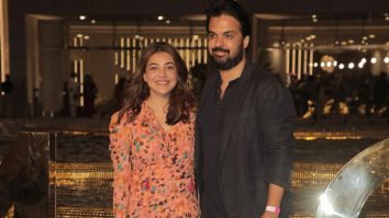 Kajal Aggarwal smiles for paps as she poses with husband