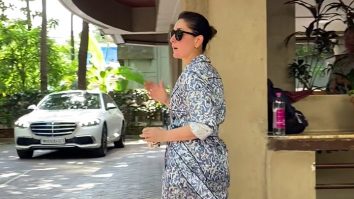 Kareena Kapoor Khan gets clicked by paps in a blue co-ord