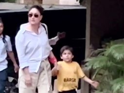 Kareena Kapoor Khan & son Taimur get papped returning home from a sporting session