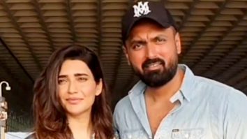 Karishma Tanna and husband Varun Bangera get clicked by paps at the airport