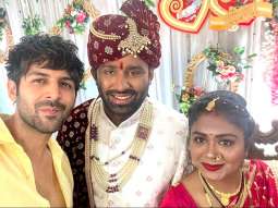 Kartik Aaryan attends his spot boy’s wedding, shares photos from the ceremony