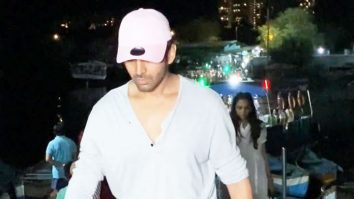Kartik Aaryan gets clicked at Versova as he returns from a shoot
